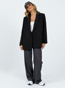 Wyoming Blazer Black | Princess Polly US