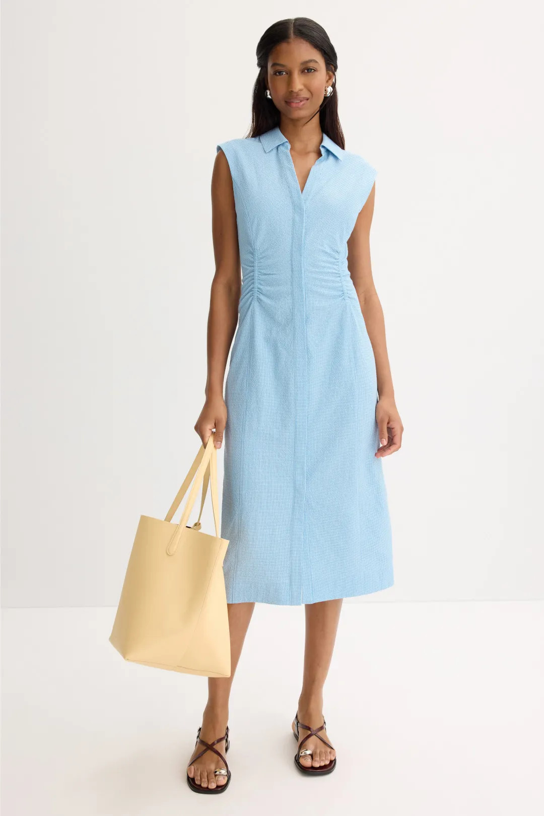 Derek Lam 10 Crosby Nera Mini Gingham Shirt Dress | Rent the Runway