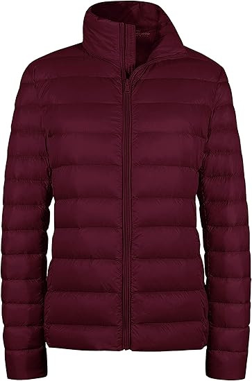 Wantdo Women's Packable Ultra Light Weight Short Down Jacket | Amazon (US)