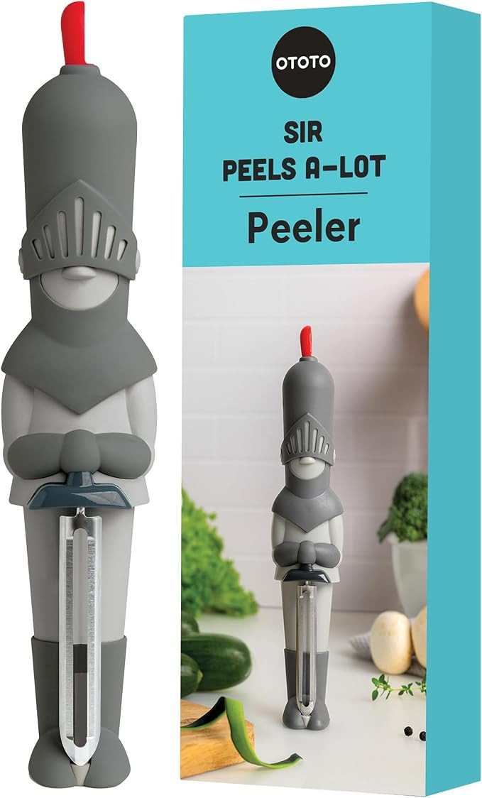 NEW OTOTO Sir Peels A-Lot Medieval Knight Vegetable Peeler - Swivel Vegetable Peelers for Potatoe... | Amazon (US)
