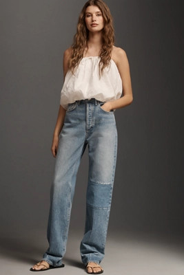 AGOLDE 90s Mid-Rise Relaxed Straight Leg Jeans | Anthropologie (US)