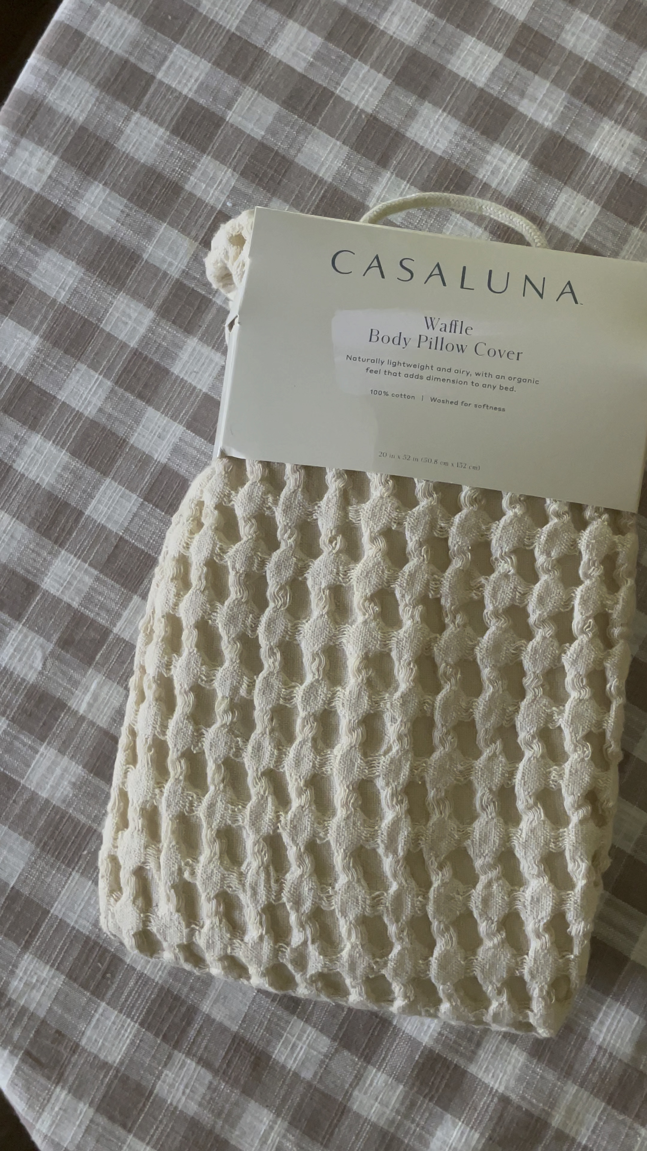 Casaluna body pillow cover. Waffle pillowcase. Body pillow cover. Cozy home. Cozy bedding. 

#LTKfindsunder50 #LTKstyletip #LTKhome
