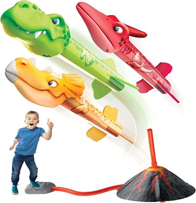 MindSprout Dino Blasters | Rocket Launcher for Kids - Launch up to 100 ft. Birthday Gift, for Boy... | Amazon (US)