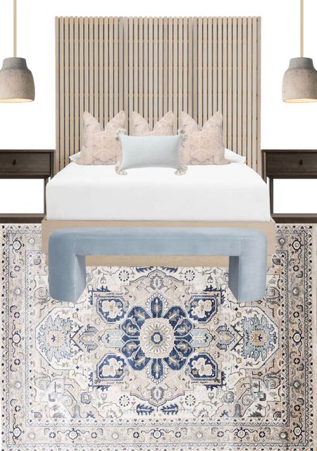 Neutral and blues bedroom 

#LTKhome