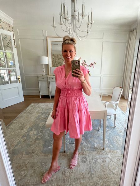 I love this dress silhouette! I have it in 2 colors. My exact color is no longer sold but here are 3 other colors  I love! Plus more pink dress I own and love. This clover jewelry set is so so good!

#LTKShoeCrush #LTKSaleAlert #LTKStyleTip