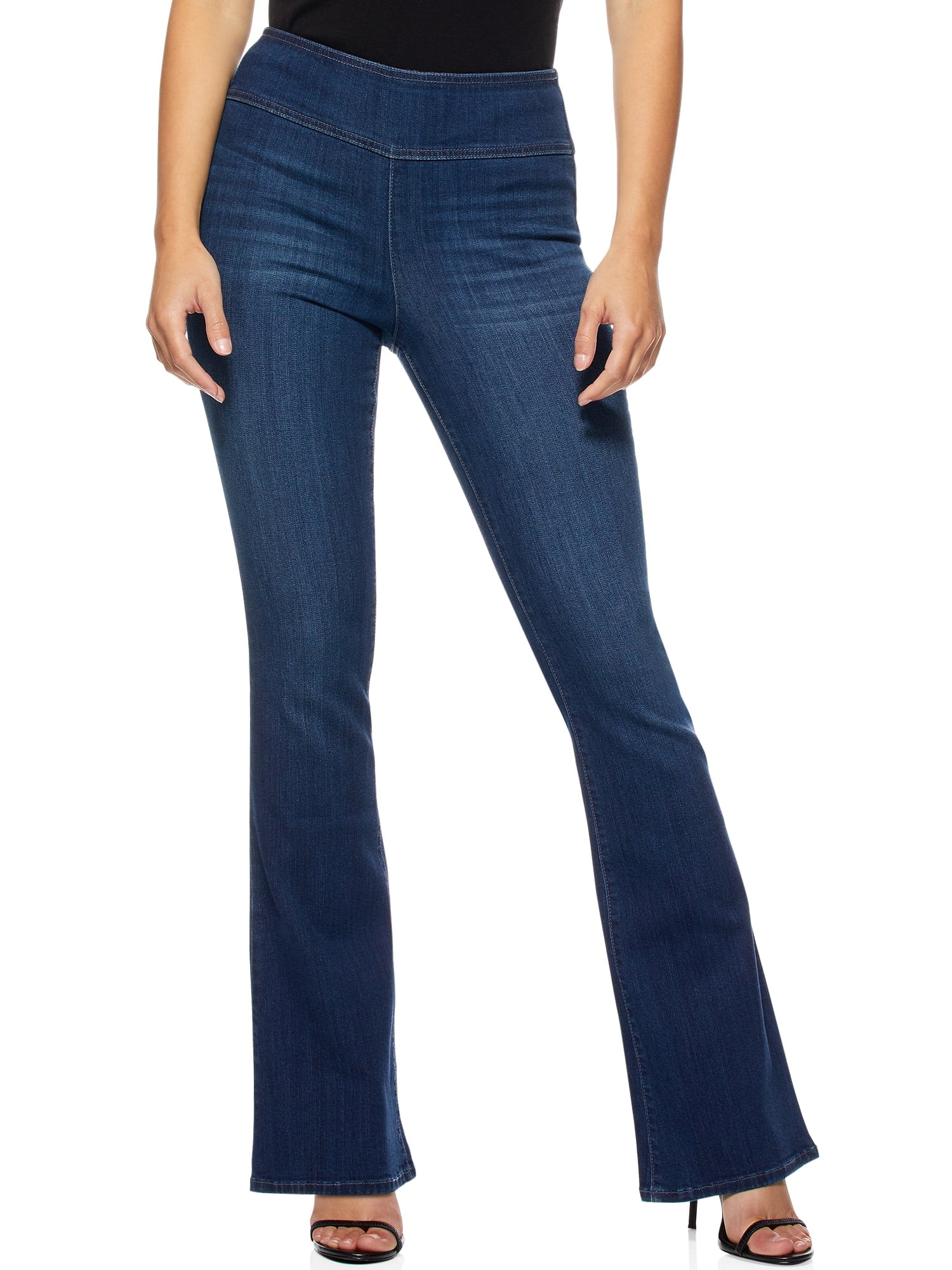 Sofia Jeans by Sofia Vergara Melisa Pull On Flare Jeans | Walmart (US)
