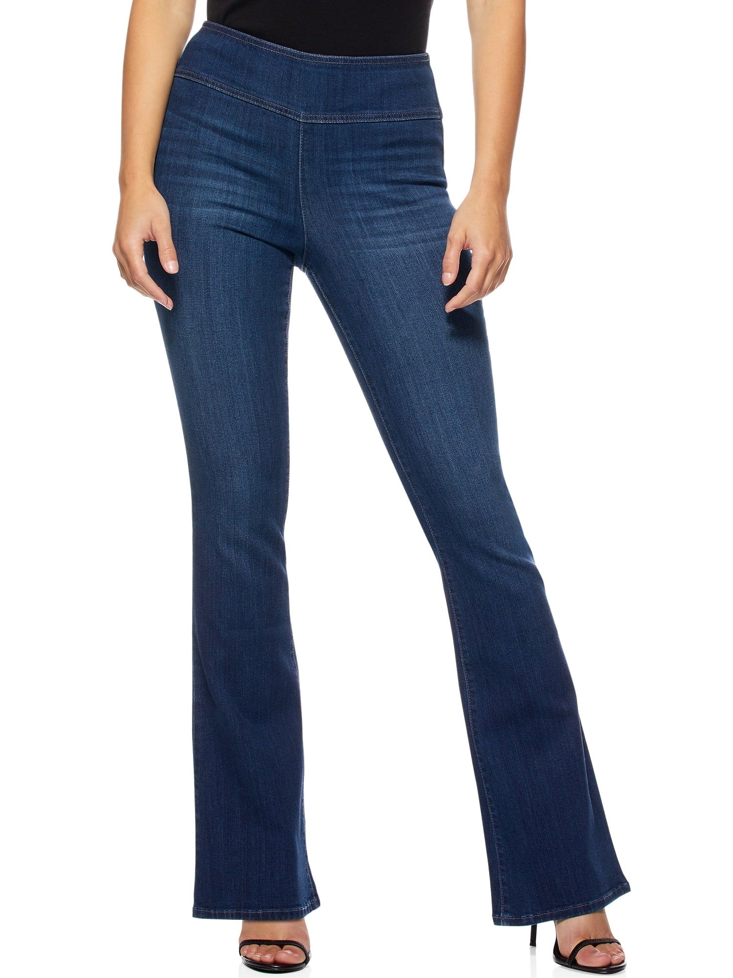 Sofia Jeans Melisa Flare Pull On High Waist Stretch Jean Women's | Walmart (US)