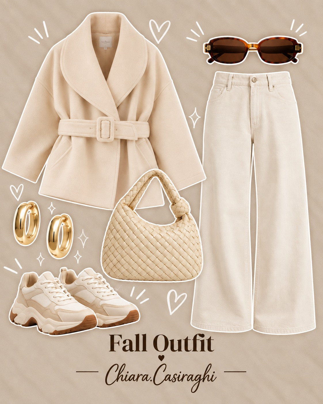 Cream wrap coats, ecru denim & woven neutrals — the soft, luxe fall uniform for effortless days. 

 #LTKvlog #LTKActive #LTKU
