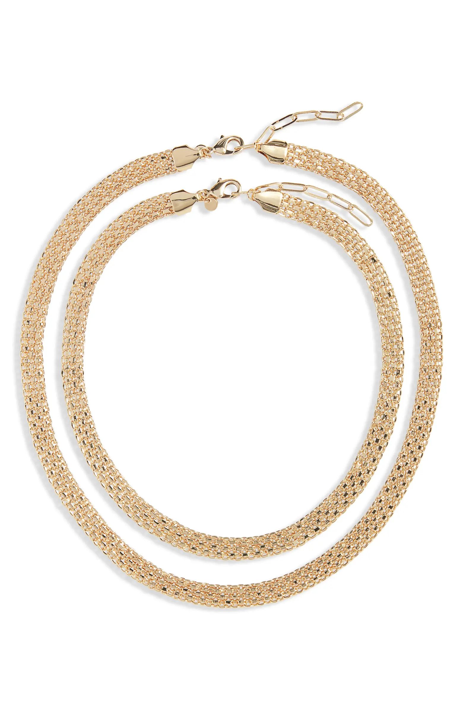 Nordstrom Panther Chain Layered Necklace | Nordstrom | Nordstrom