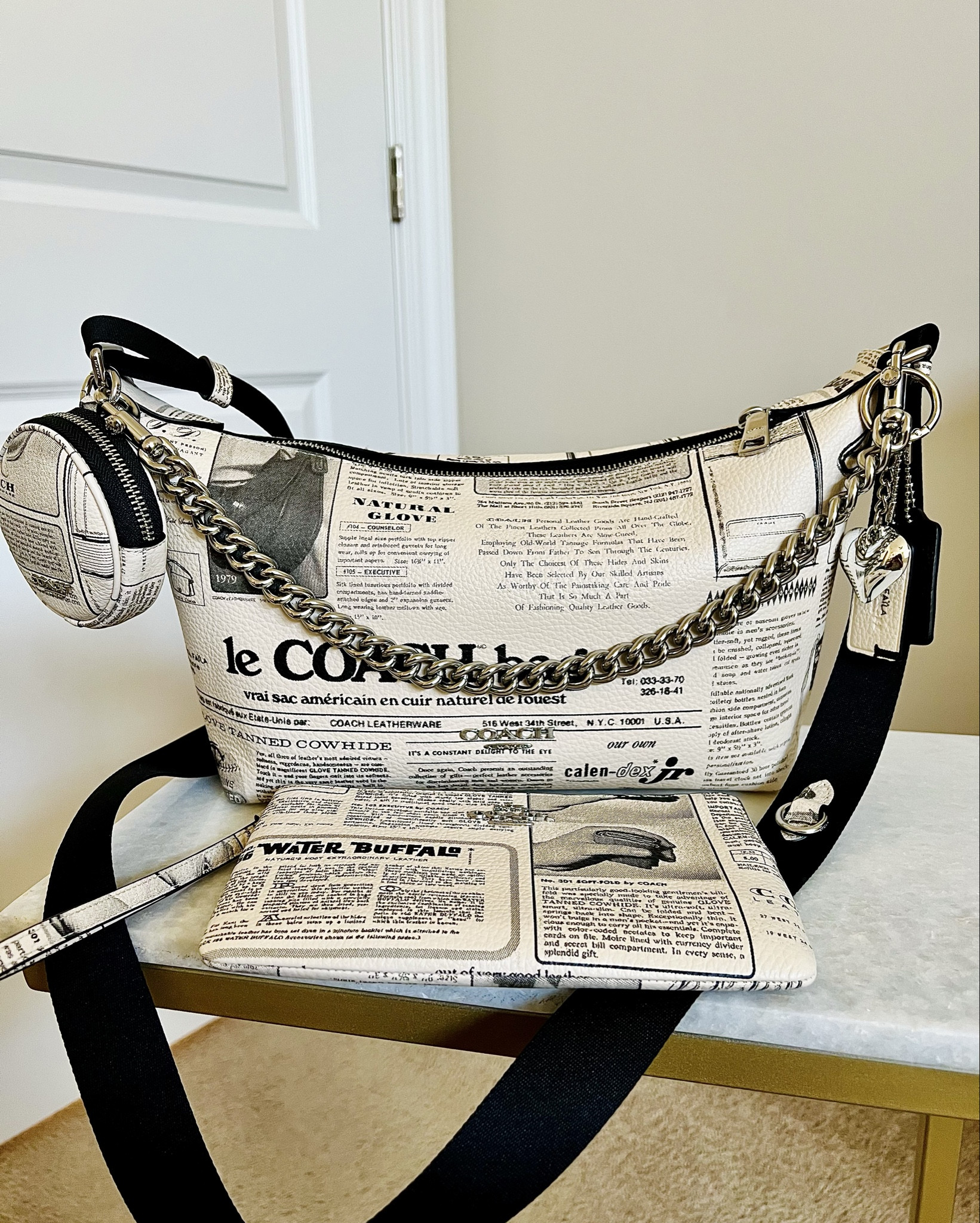 Coach Newspaper collection is coming in smoking hot! 🖤🤍🔥

Grab a piece from this collection today! Limited time 
