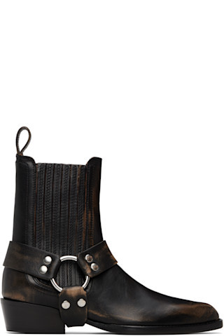Black Helena Ankle Boots | SSENSE