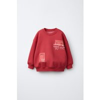 Zara - Sweatshirt Mit Skate-Print - Rötlich - 6 Jahre (116 Cm) - Unisex | Zara DE