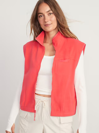 Fleece Full-Zip Vest for Women | Old Navy (US)
