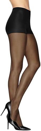 L'eggs Silken Mist Women's Run Resist, Control Top, Sheer Toe, Silky Sheer Tights | Amazon (US)