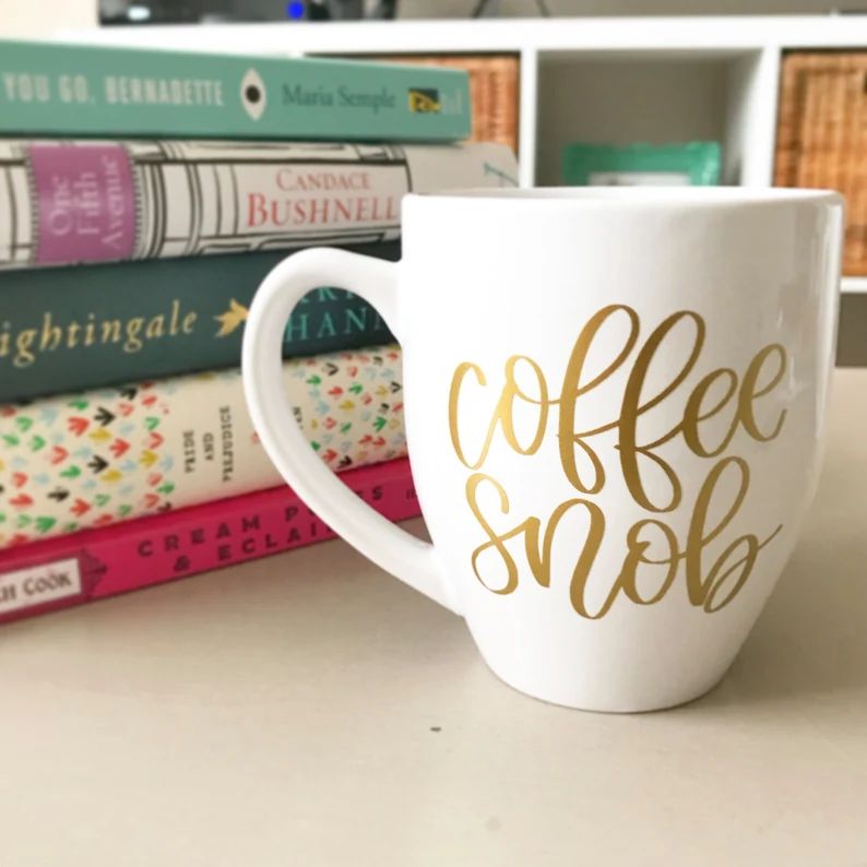 Coffee Snob - Funny Coffee Mug - Coffee Mug - Gift for Her - Coffee Mug with Saying - Coffee Love... | Etsy (US)