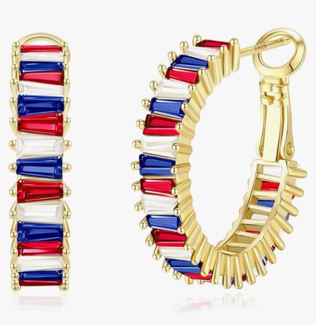 Red white and blue earrings! 🇺🇸
All Amazon 🔗

#LTKSeasonal #LTKStyleTip #LTKFindsUnder50
