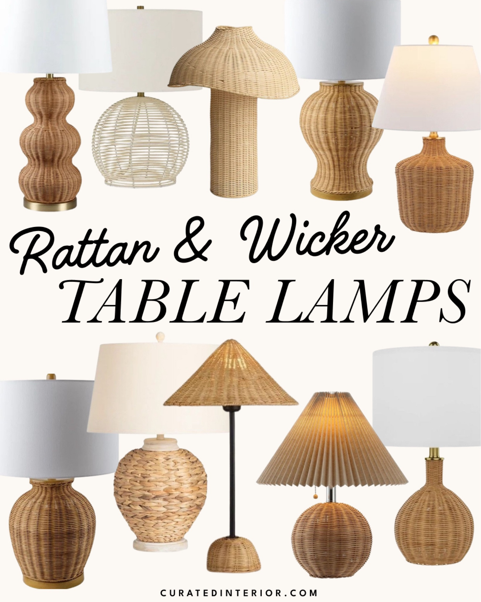 #ad Shop an affordable selection of beautiful rattan and wicker table lamps at Wayfair for decorating a modern coastal beach home. #Wayfair


#LTKHome #LTKFindsUnder100