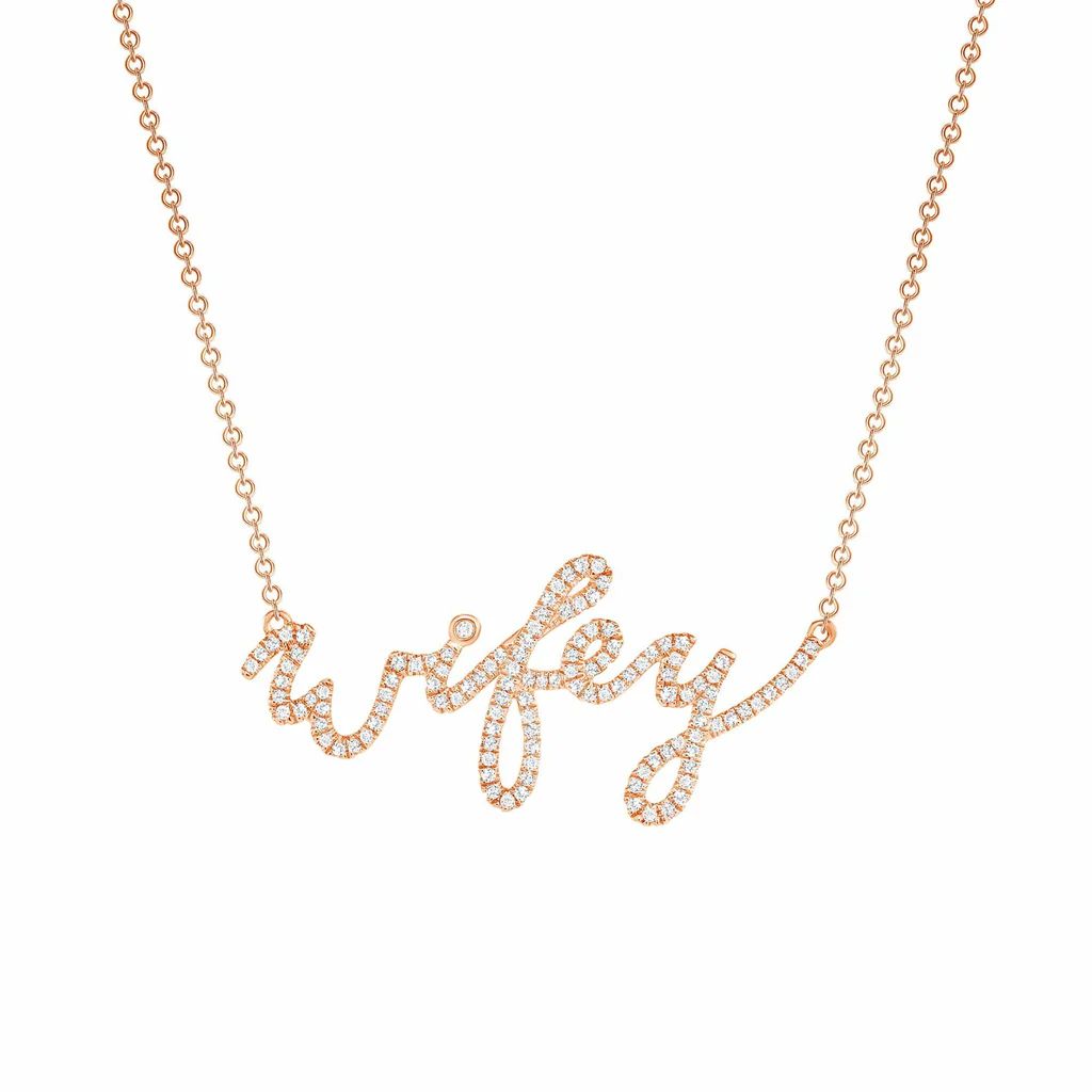 Diamond Wifey Necklace | Happy Jewelers