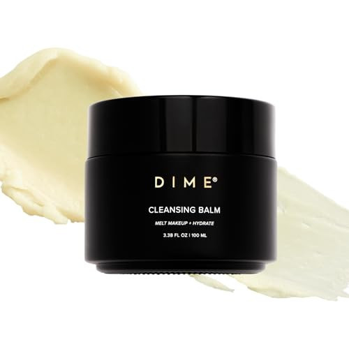 DIME Beauty Cleansing Balm, Oil Makeup Remover and Face Cleanser, Hydrating Eye Makeup Remover with Squalane, 3.38 oz / 100 ml | Amazon (US)
