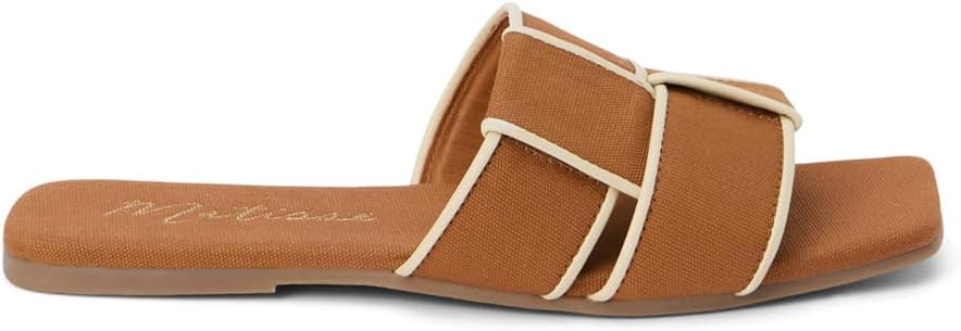 Matisse Womens Biscayne Slide Flat Casual Sandals Casual - Brown | Amazon (US)