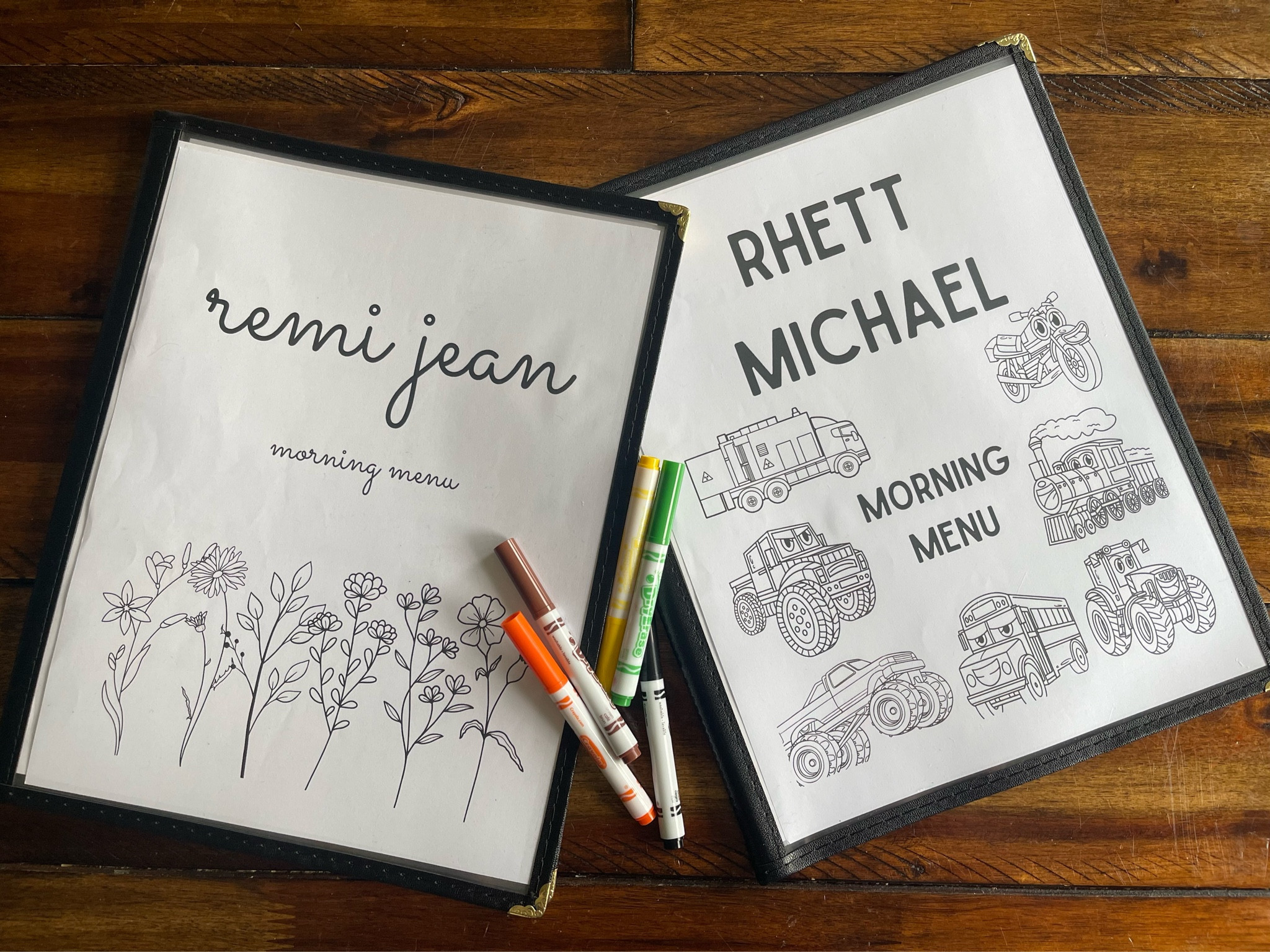 Morning Menus for my kids have been a big hit! I love that I can swap out the pages based on what they are learning. I created all of the pages on Canva! We use these washable dry erase markers on them everyday! 😊

#LTKkids