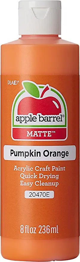 Apple Barrel Acrylic Paint in Assorted Colors (8 oz), 20470 Pumpkin Orange | Amazon (US)