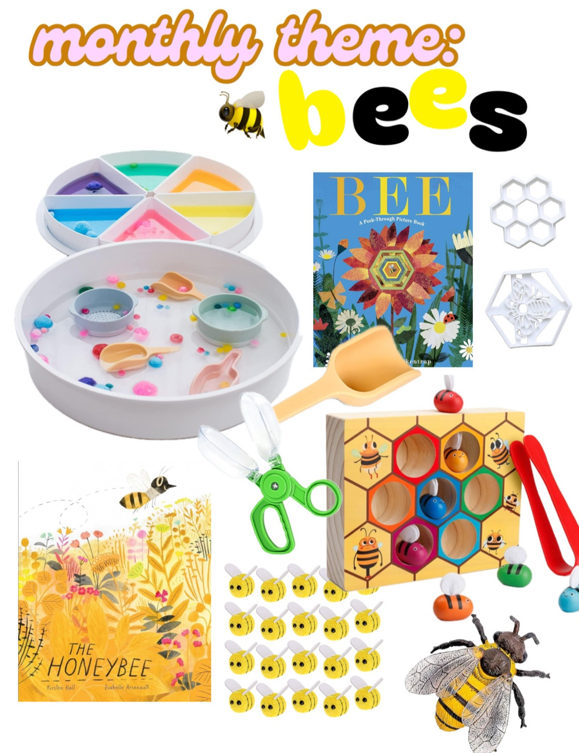 Toddler learning theme / morning basket theme: bees. 🐝 

#LTKSeasonal #LTKKids #LTKFamily
