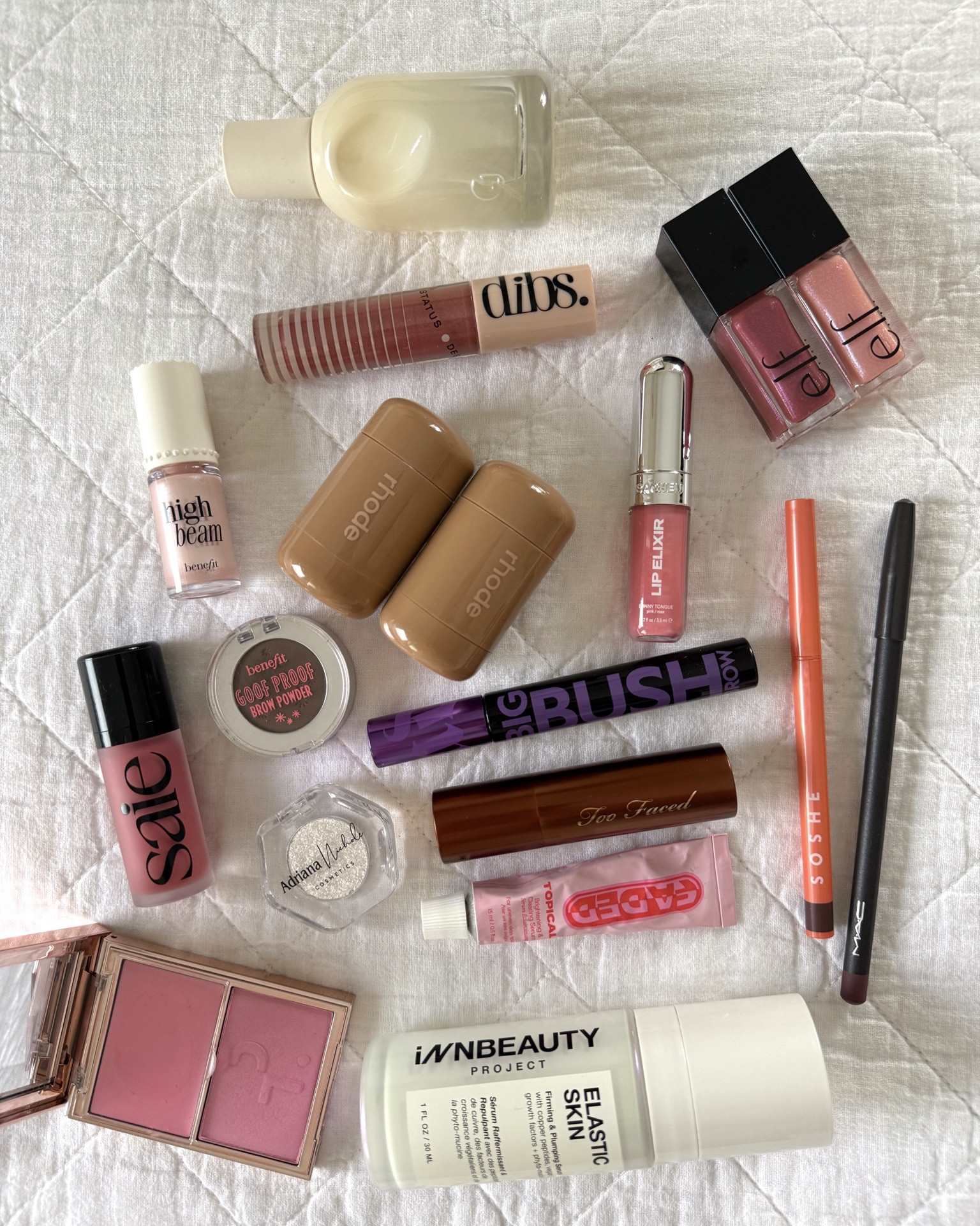 Some of my favorite beauty products from 2024! Patrick Ta blush, Saie liquid blush, elf lip oils, Sacheu beauty, DIBS beauty, benefit liquid highlighter, innbeauty project serum, brow gel, Glossier You Doux perfumee

#LTKBeauty #LTKFindsUnder50 #LTKFindsUnder100