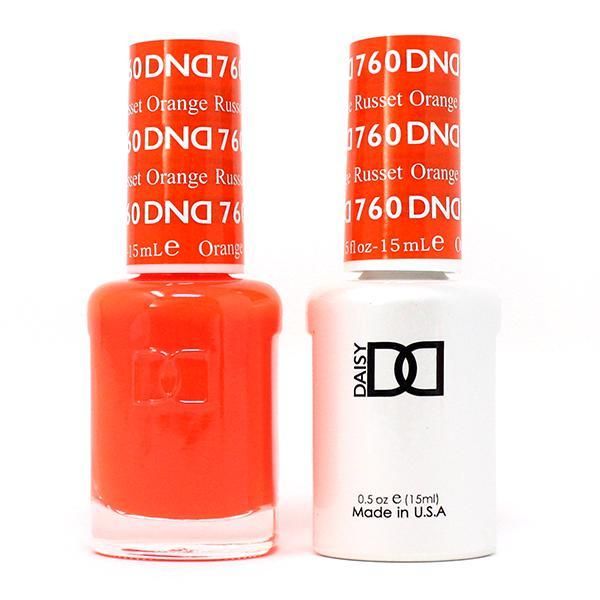 DND - Gel & Lacquer - Russet Orange - #760 | Beyond Polish