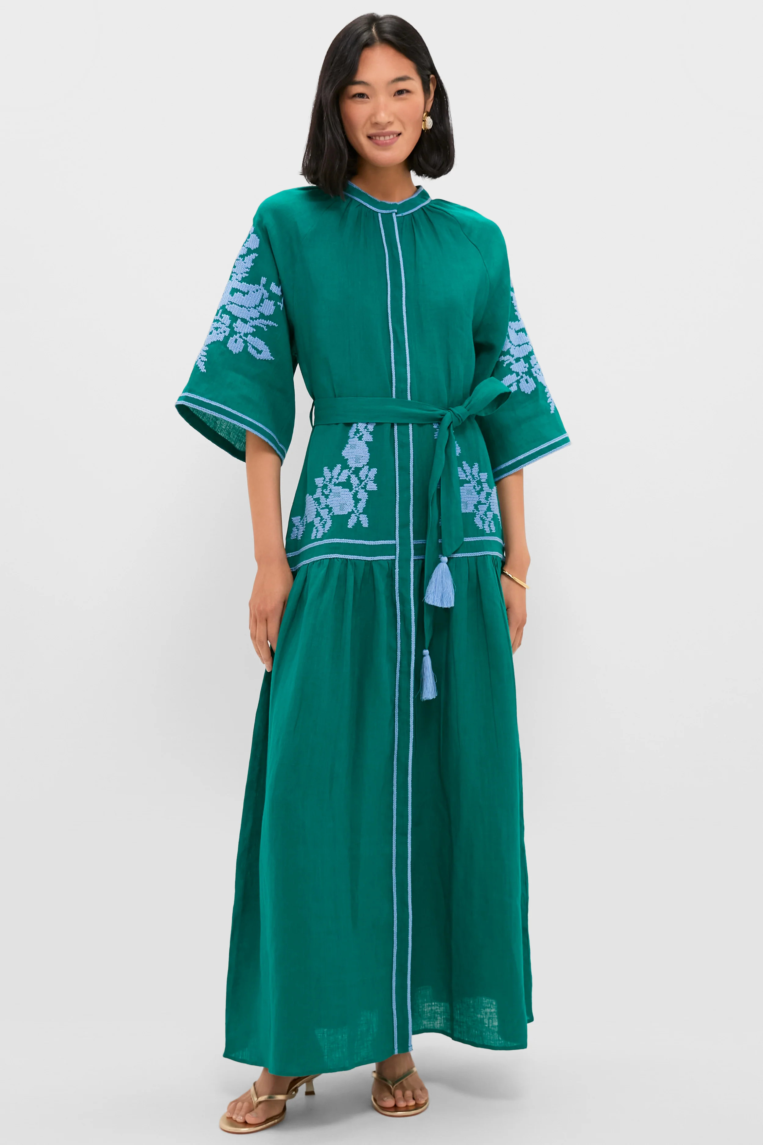 Emerald Swan Dress | Tuckernuck (US)