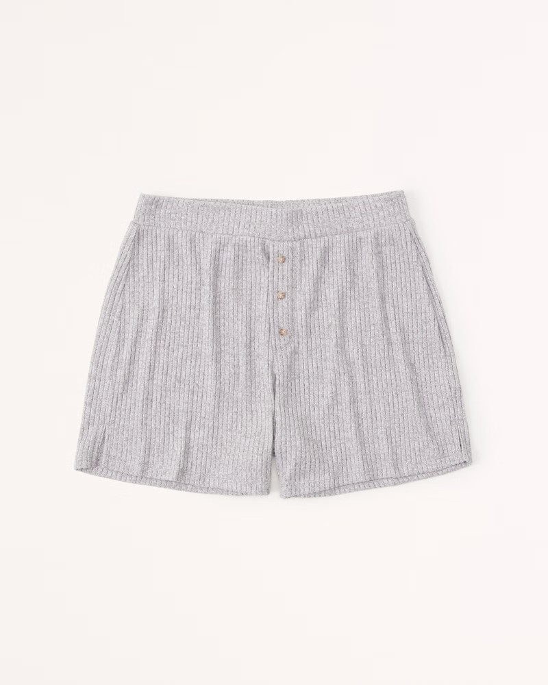 Cozy Rib Lounge Shorts | Abercrombie & Fitch (US)
