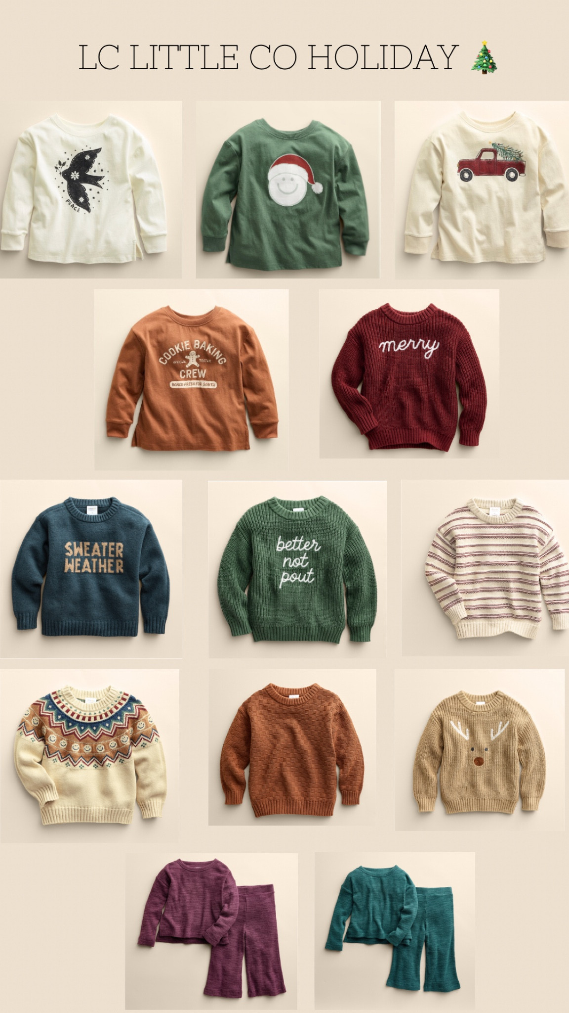 LC Little Co Holiday 🎄

#LTKHoliday #LTKKids #LTKFindsUnder50