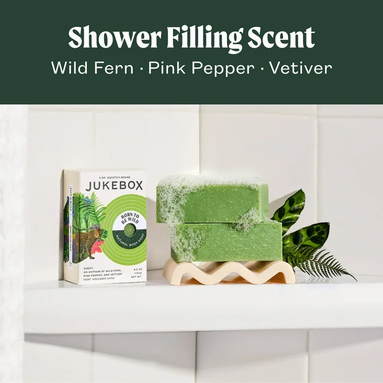 Jukebox Born To Be Wild Natural Bar Soap for Women Bathroom and Bath Soap, 4.5 oz - Walmart.com | Walmart (US)