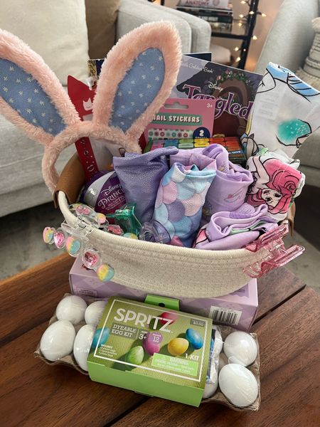 Toddler Easter basket 🐰🧺🌸 #easter #easterbasket 

#LTKSeasonal #LTKkids #LTKfindsunder50