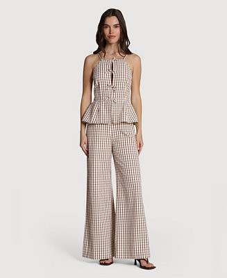 Women's Twofer Square Neck Jumpsuit | Macy's