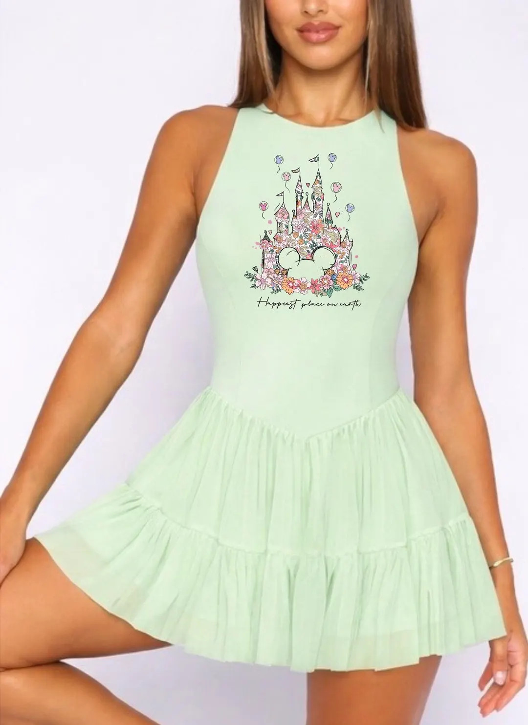 Disney Dress Castle | Tulle Skirt | Subtle DisneyDress | Disney Park Outfit | Happiest Place On E... | Etsy (US)