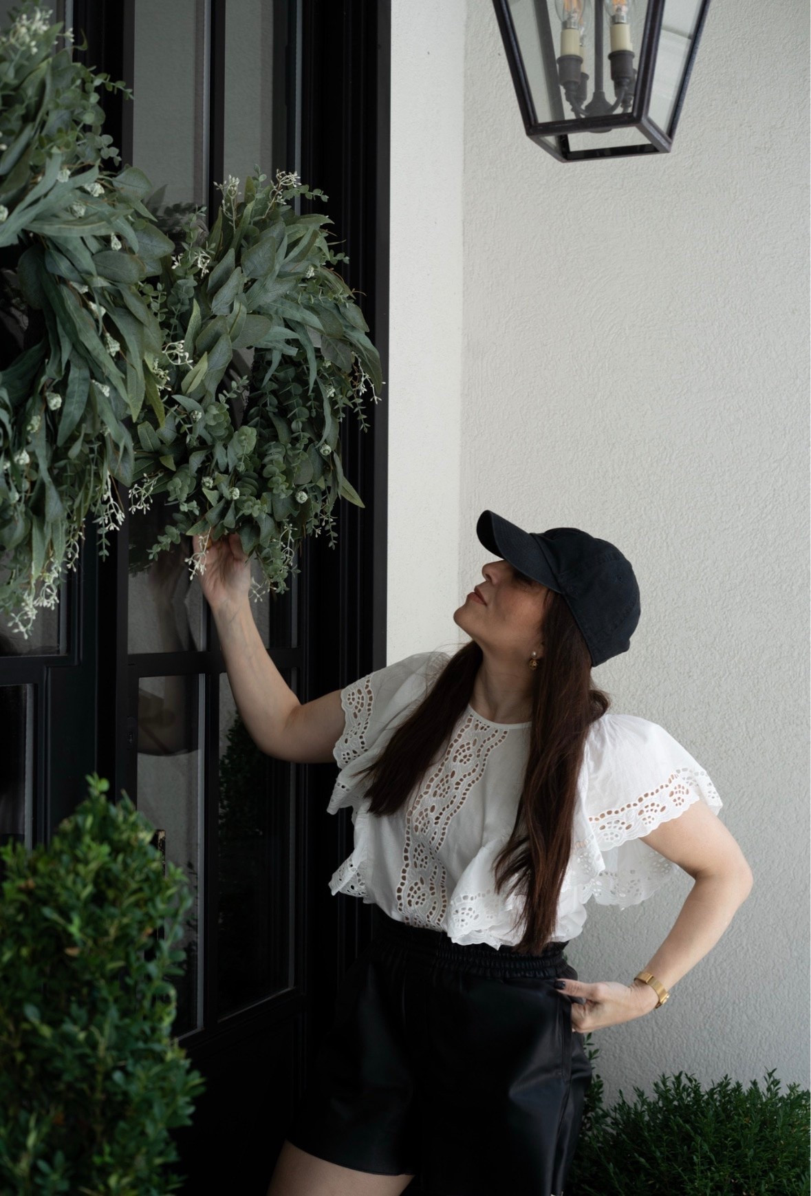 Freaking out over our new front door refresh!!! I am so obsessed with these wreaths from amazon!!!

#LTKSeasonal #LTKHome #LTKSaleAlert