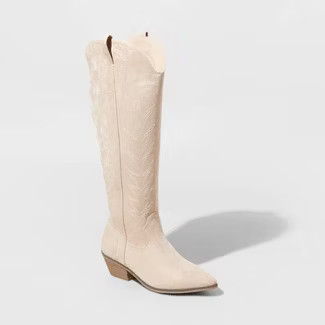 Women's Sommer Stitch Western Boots - Universal Thread™ | Target