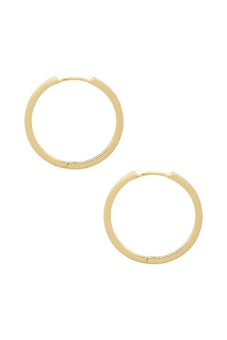 Timeless Hoops in Gold | Revolve Clothing (Global)