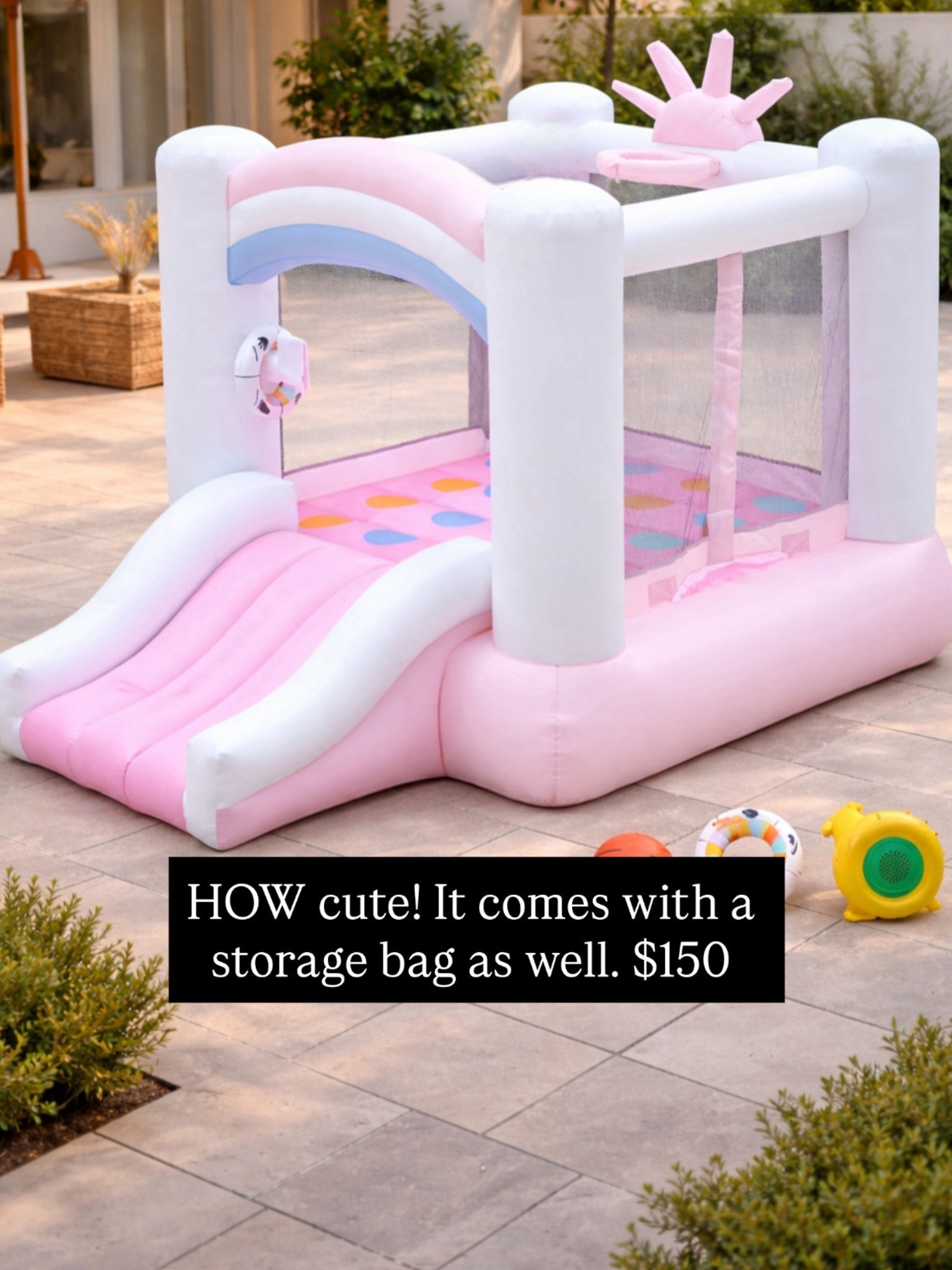 How cute is this bounce house? Such a great price too.

backyard, kids, outdoor, backyard, kids activities, bounce house, birthday, summer, spring 

#LTKSeasonal #LTKKids