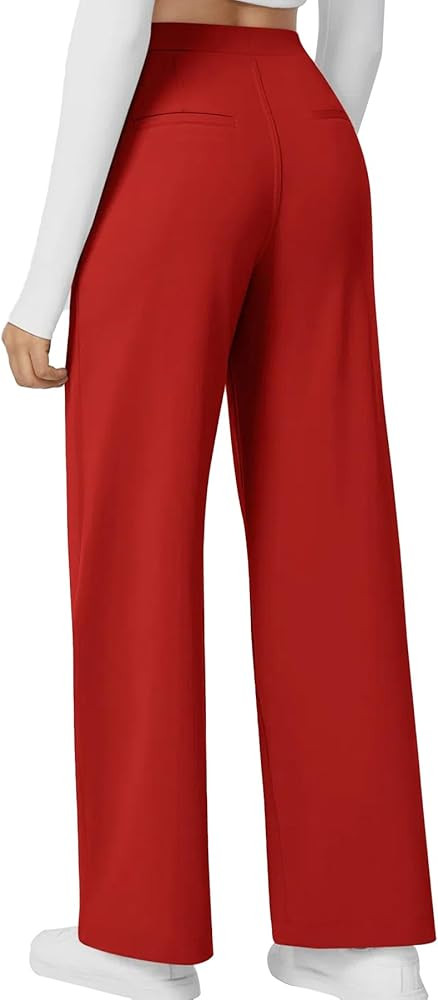 High Waisted Work Pants for Women Business Casual Outfits Office Dress Pants Trousers with Pocket... | Amazon (US)