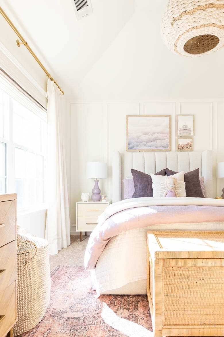 We may be three years in, but Eliza still loves her purple bedroom. I’m so happy we invested in quality bedroom furniture and bedroom decor because they are all still in pristine shape! home decor bedroom decor girl bedroom purple bedroom storage rattan storage area rug bedroom dresser vertical channel bed#LTKStyleTip

#LTKKids #LTKHome