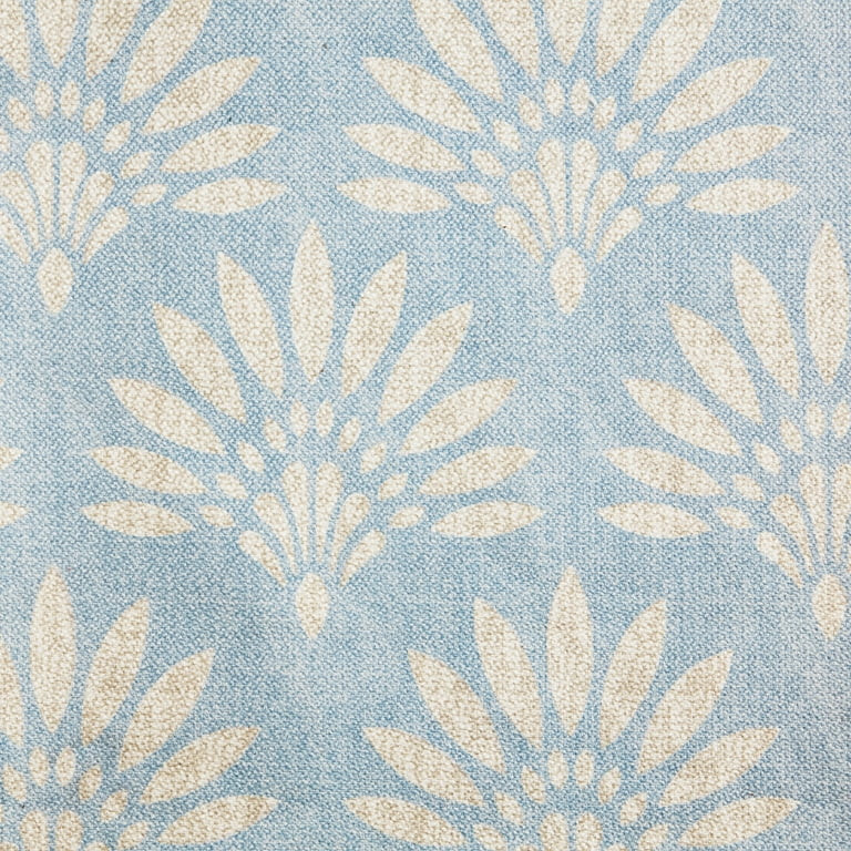 Better Homes & Gardens Blue Fan Palm Outdoor Washable Area Rug, 5' x 7' | Walmart (US)