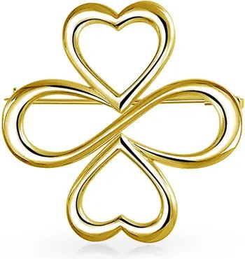 BLING JEWELRY AYLLU Heart Infinity Clover Pin | Nordstromrack | Nordstrom Rack