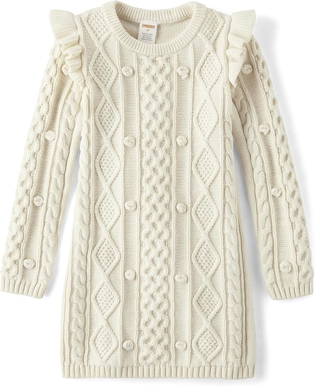 Gymboree Girls' and Toddler Long Sleeve Sweater Dresses | Amazon (US)
