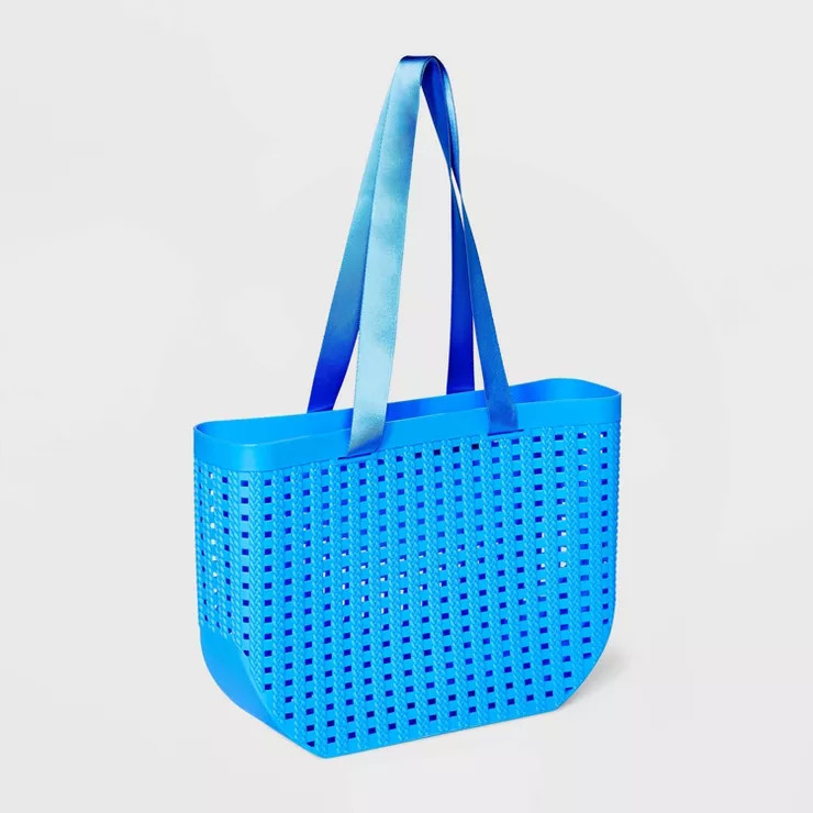 Basket Weave Woven Tote Handbag - Shade & Shore™ | Target