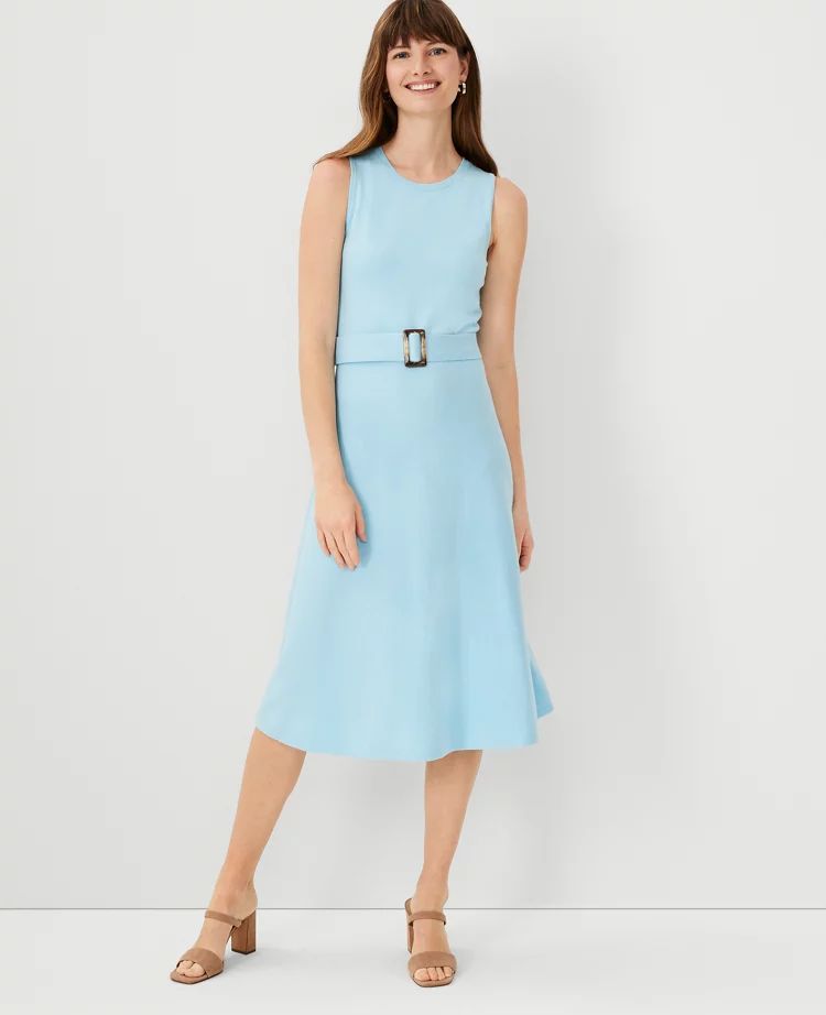 Belted Sleeveless Sweater Dress | Ann Taylor | Ann Taylor (US)