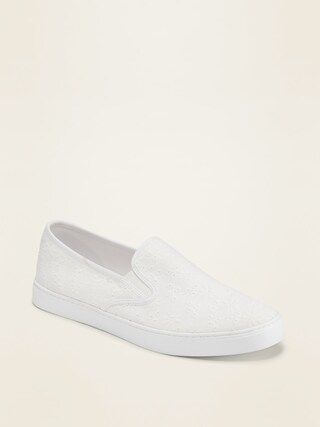 Canvas Slip-On Sneakers for Women | Old Navy (US)