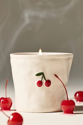 Bistro Cherry Icon Ceramic Candle | Anthropologie (US)