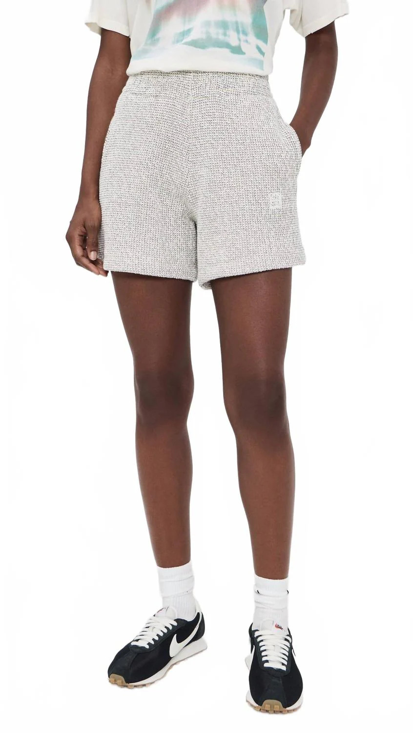 Kam Short In Ivory/black | Shop Simon